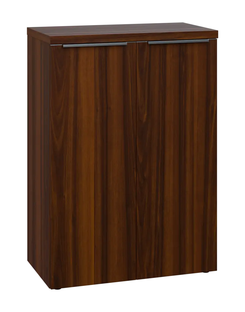 SIN 3 - 8D kancelářská skříň, 2-dveřová, 1120x800x400, ořech královský